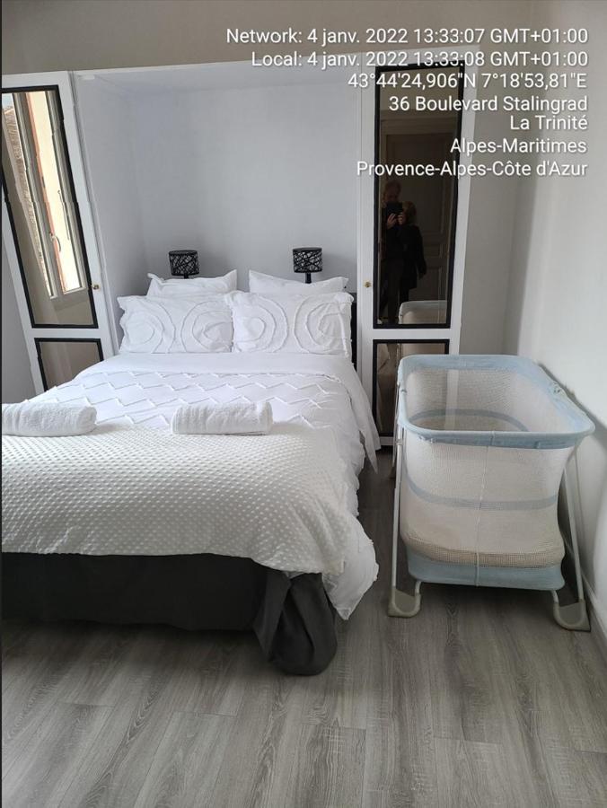 1 Chambre Paisible A La Trinite Proche De Nice Et Monaco Exterior foto